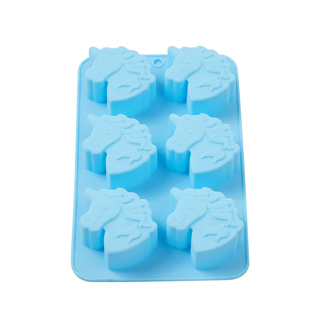 Silicone Mould Xl Unicorns, 7cm