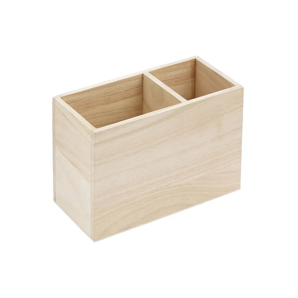 Wooden Crayon Box, 16 x 8 x 11cm