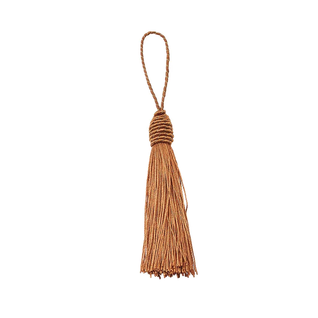 Tassels 8cm 2pc, Rose - Image 2