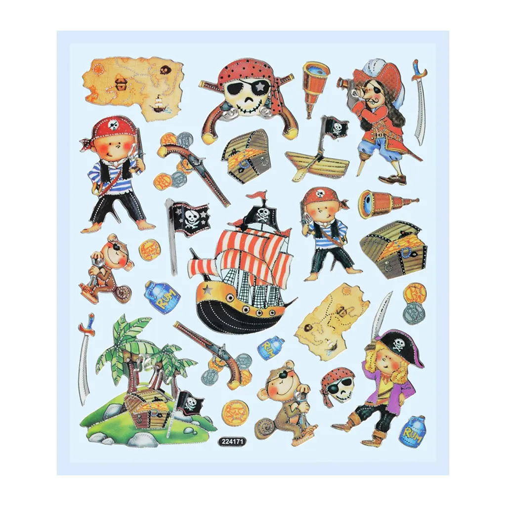 Hobby Design Stickers Pirates