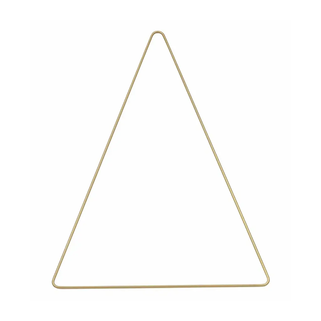 Metallic Triangle 30 x 50cm, Gold