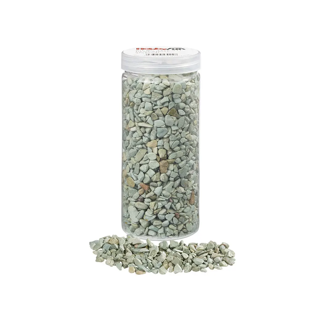 Decorative stones, green, ca. 400g