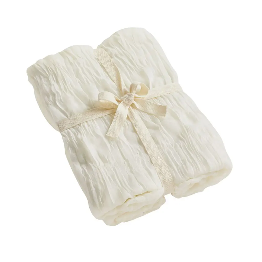 Muslin Fabric, 90 x 300cm, Off-White, Polyester