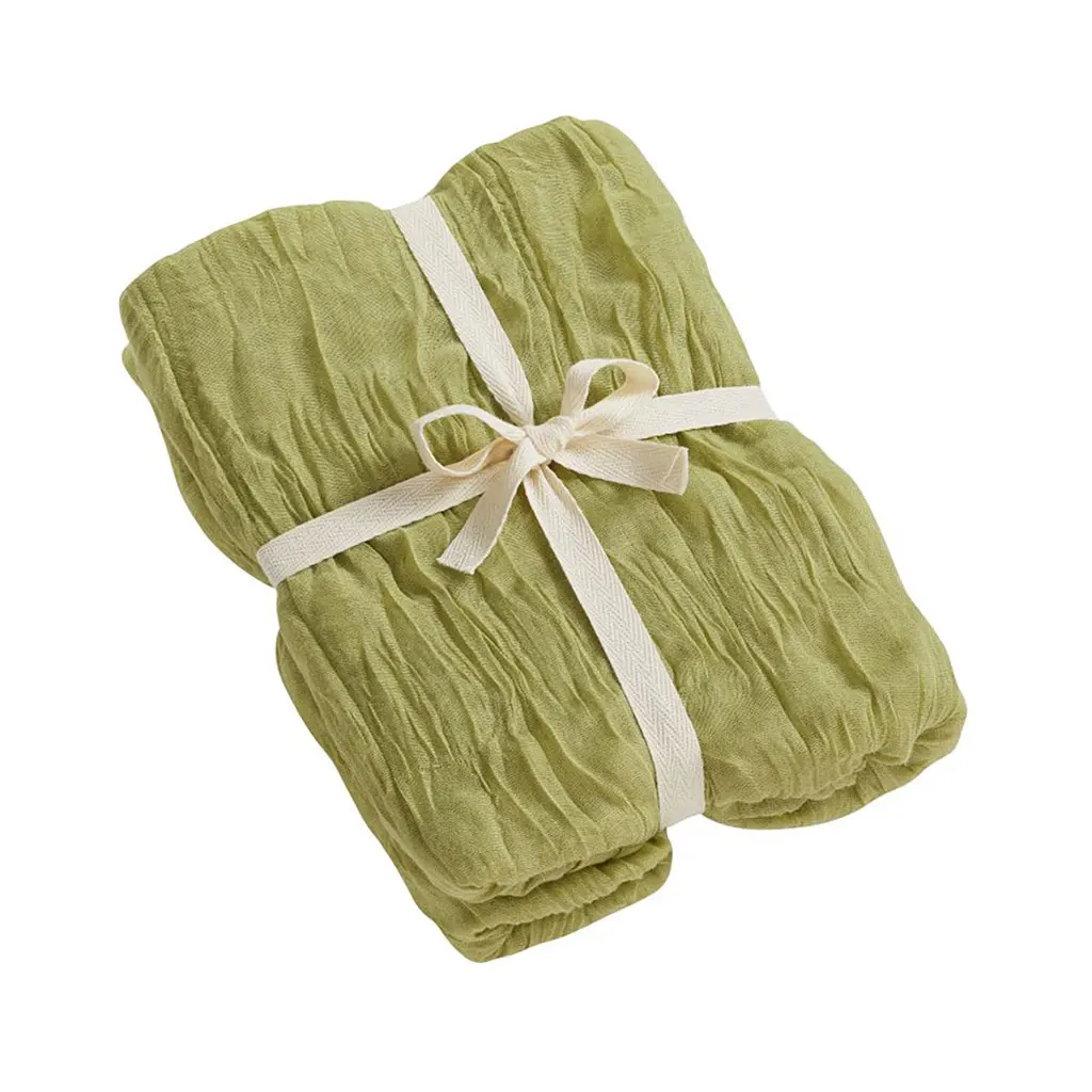 Muslin Fabric, 90 x 300cm, Kiwi, Polyester