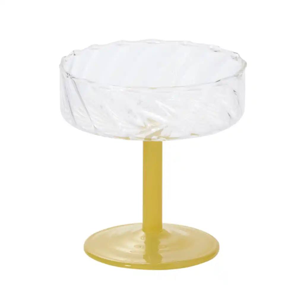 Nuovo Drinkware 4.25in x 4.5in, Yellow