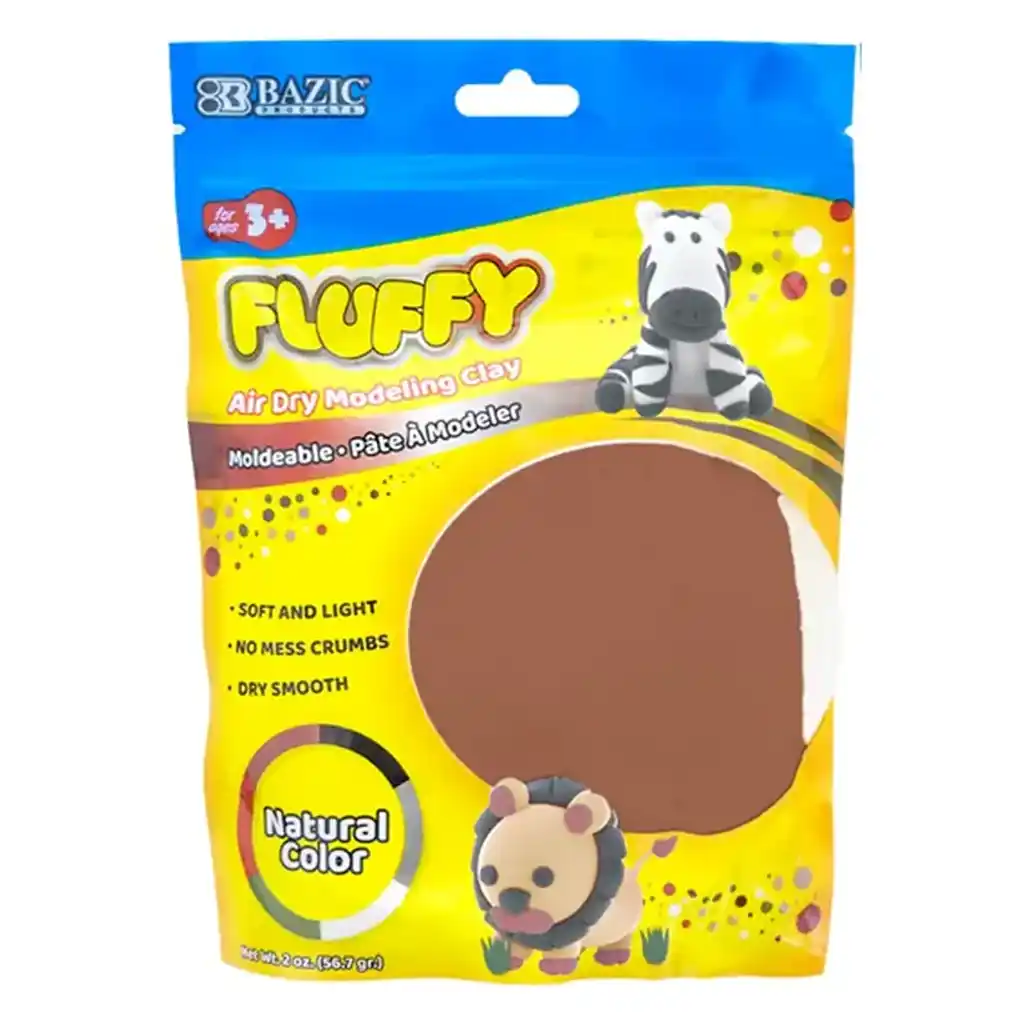 Air Dry Modeling Clay Natural/Earth Colors 2oz - Image 2