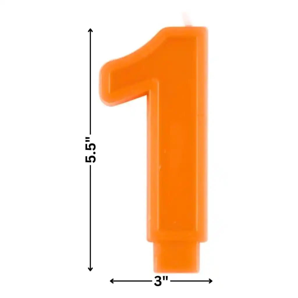 Numeral Bday Candle #1