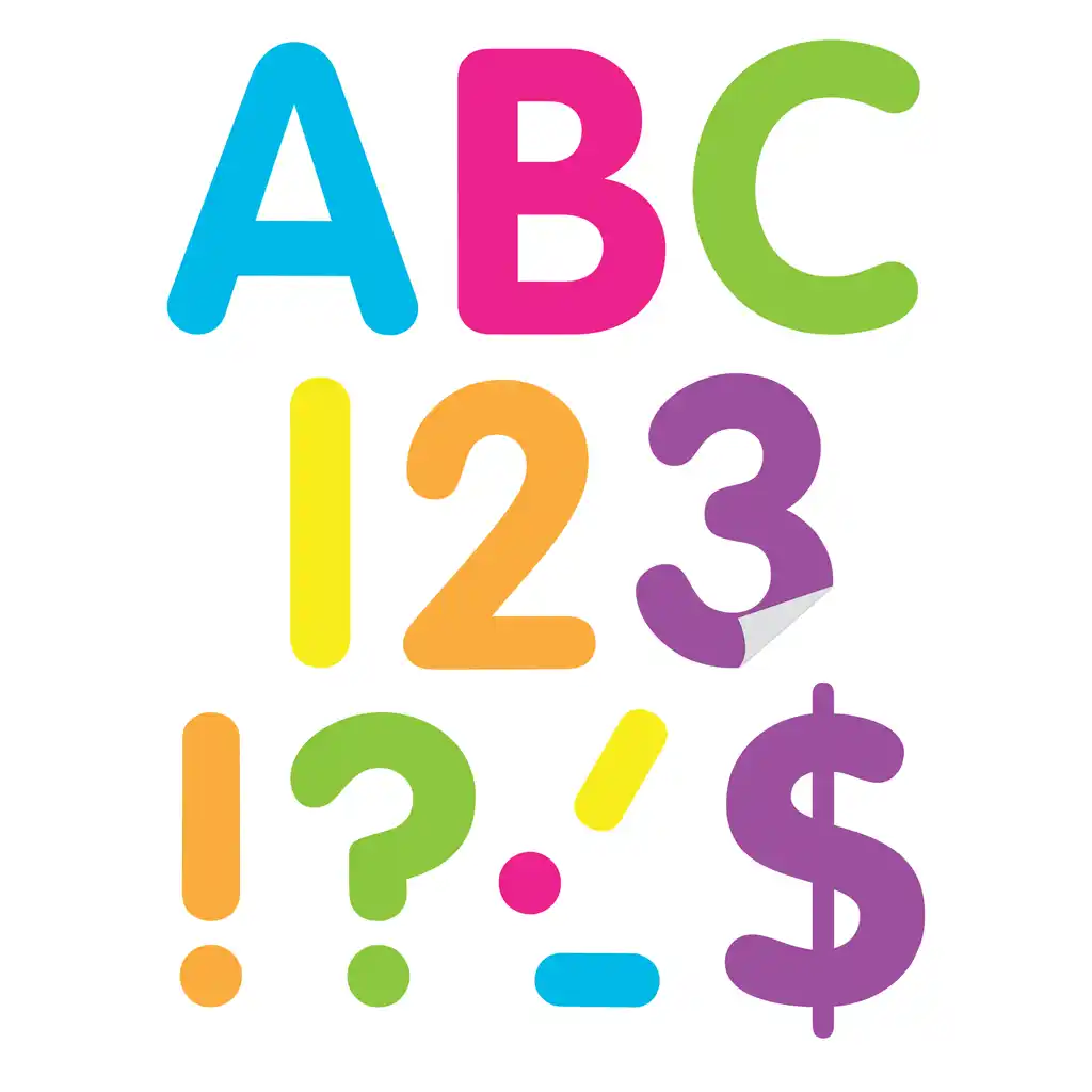 Brights 4in Classic Self-Adhesive Letters Uppercase