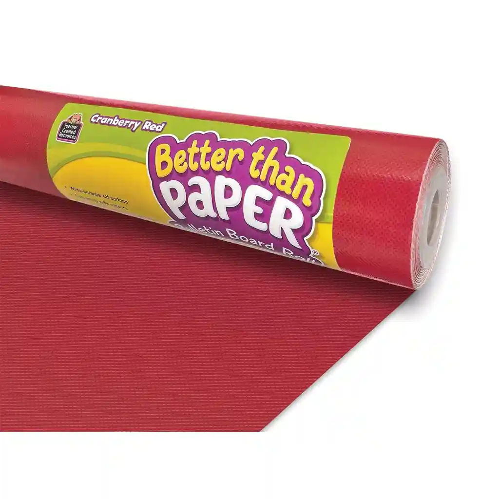 Cranberry Red Better Than Paper Bulletin Board Roll