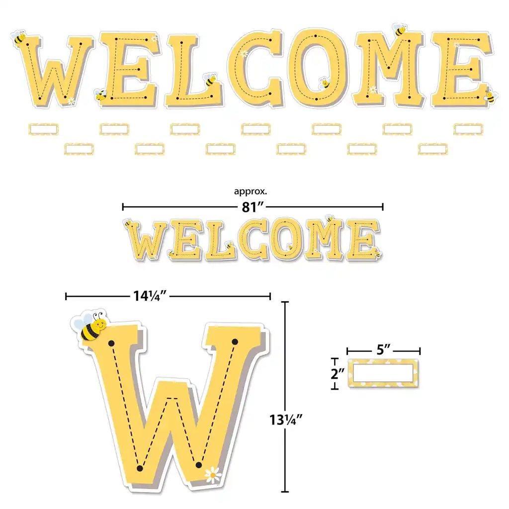 Buzzing Bees Welcome Bulletin Board