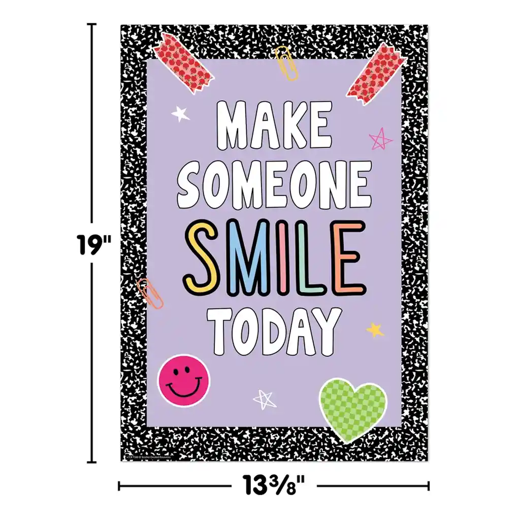 Make Someone Smile Today Positive Poster