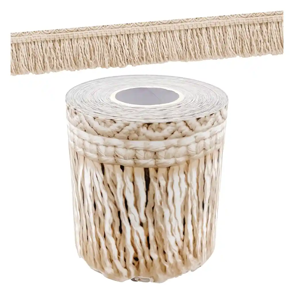 Fringe Die-Cut Rolled Border Trim