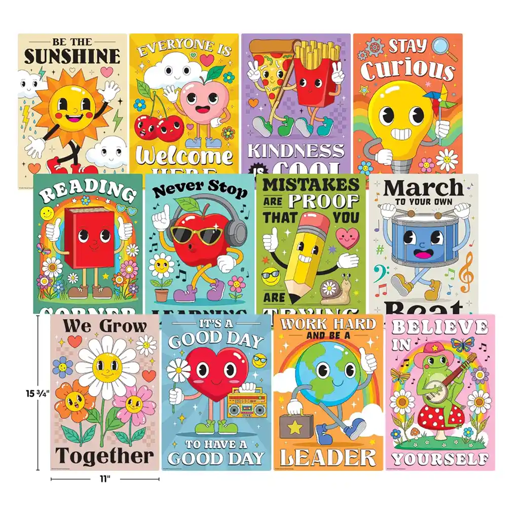 Retro Fun Small Poster Pack