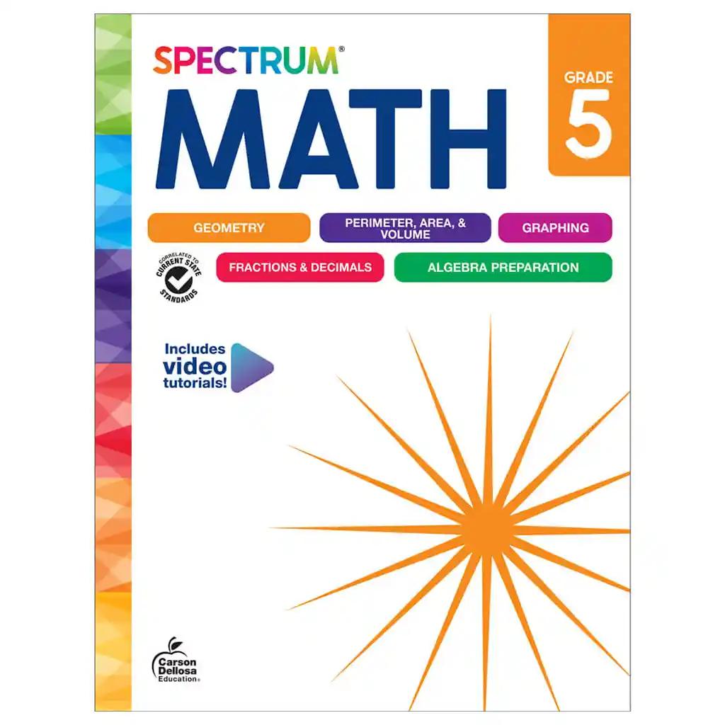 Spectrum Math Workbook Grade 5