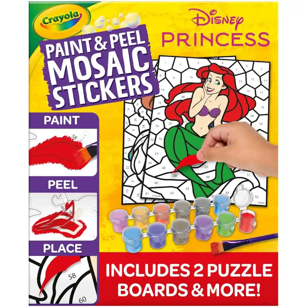 Crayola Paint & Peel Mosaic Stickers, 20+ pc