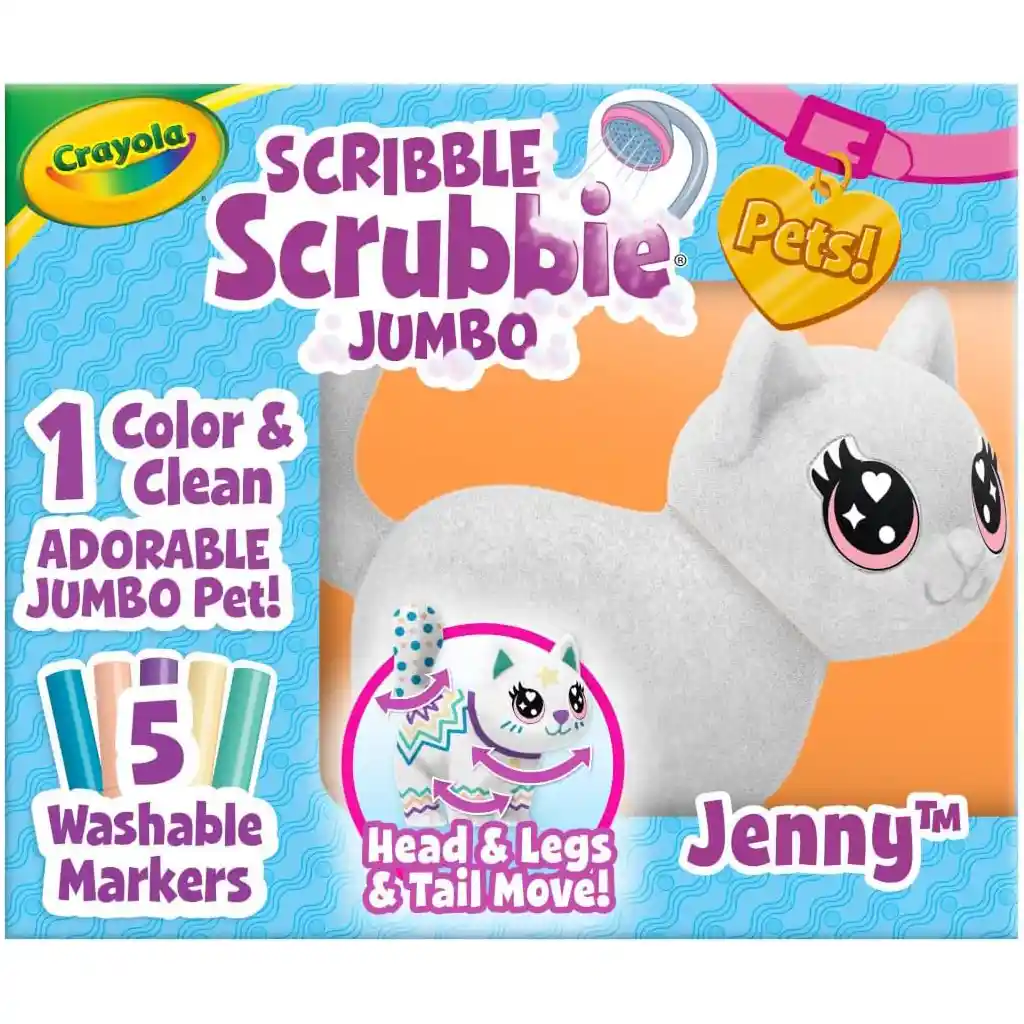 Crayola Scribble Scrubbie Jumbo Cat