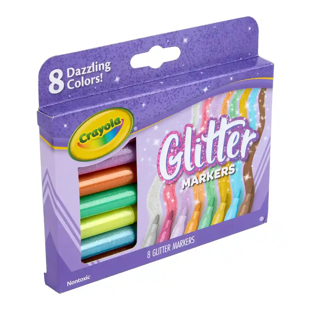 Crayola Glitter Markers Dazzling Colors