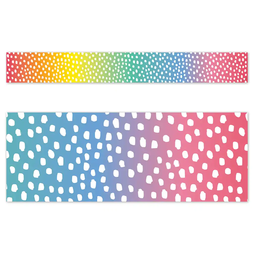 Messy Dots On Rainbow Border (Core Decor, Ez Border)