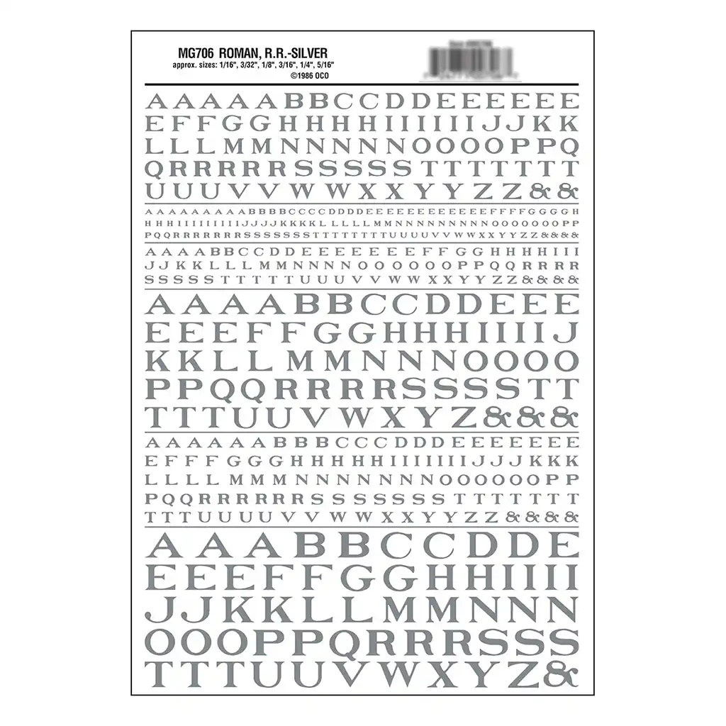 Roman Letter RR Silver Dt