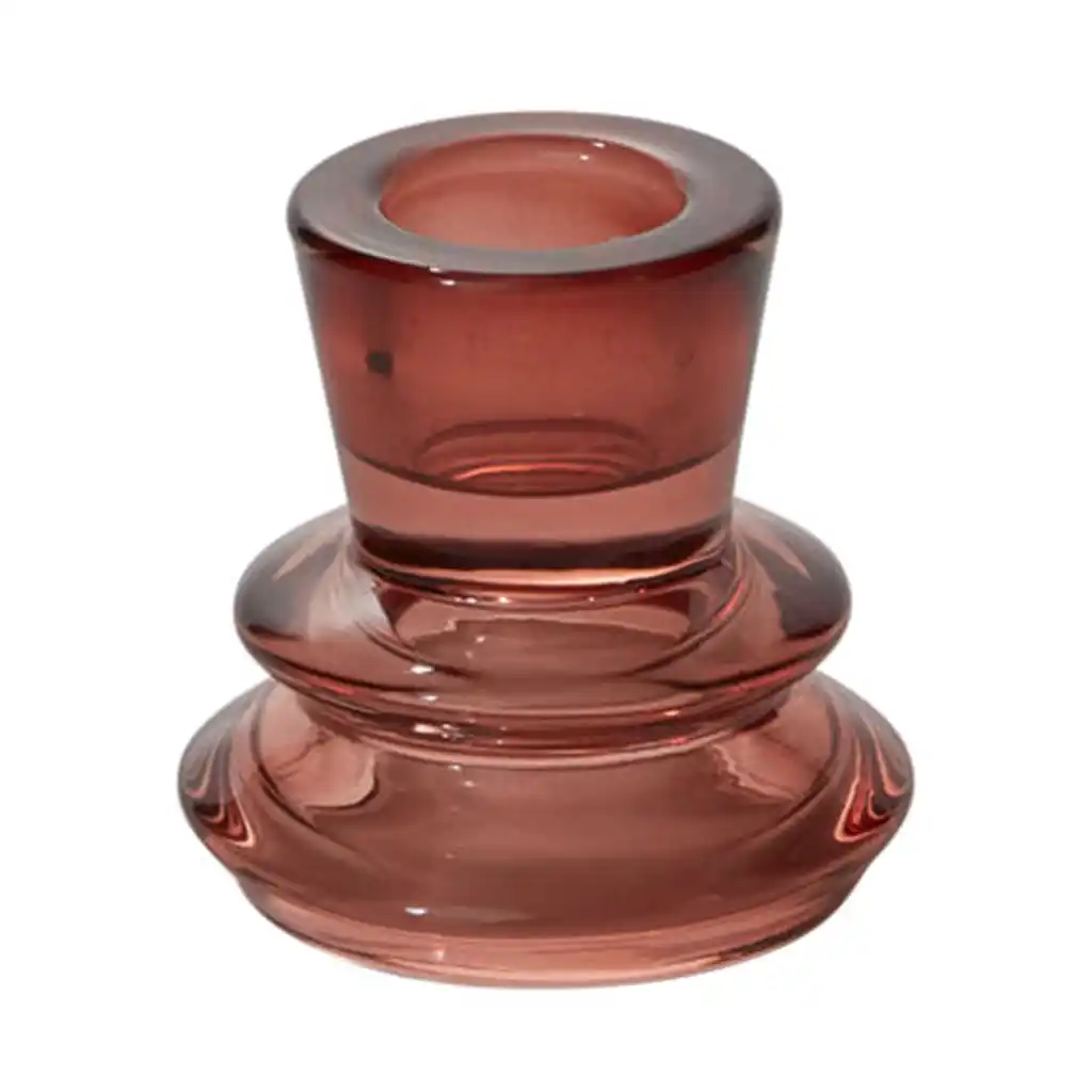 Sumba Candleholder 2.5in x 2.25in, Brown
