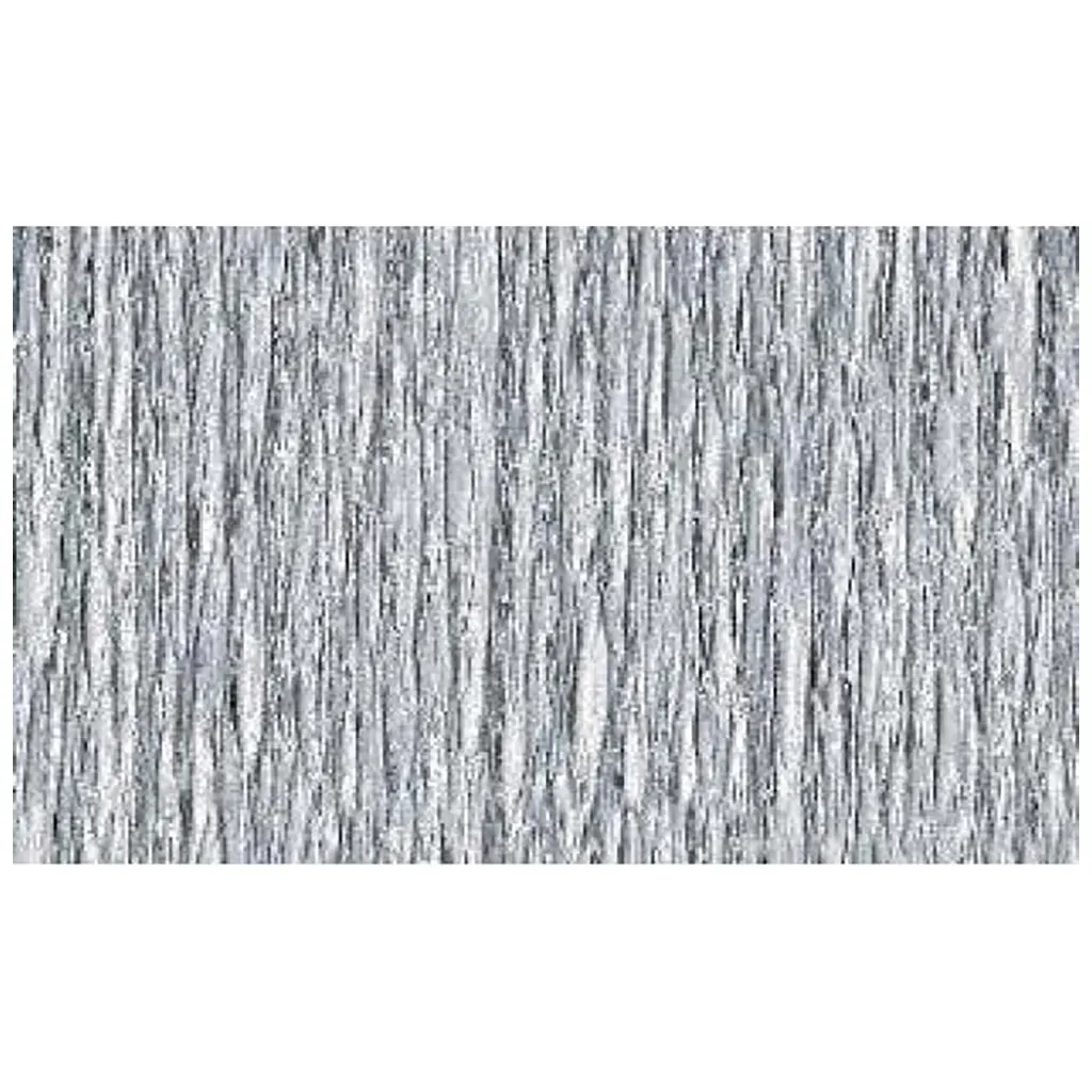 Crepe Paper Silver 32g/m2 50x250cm, 1 Roll