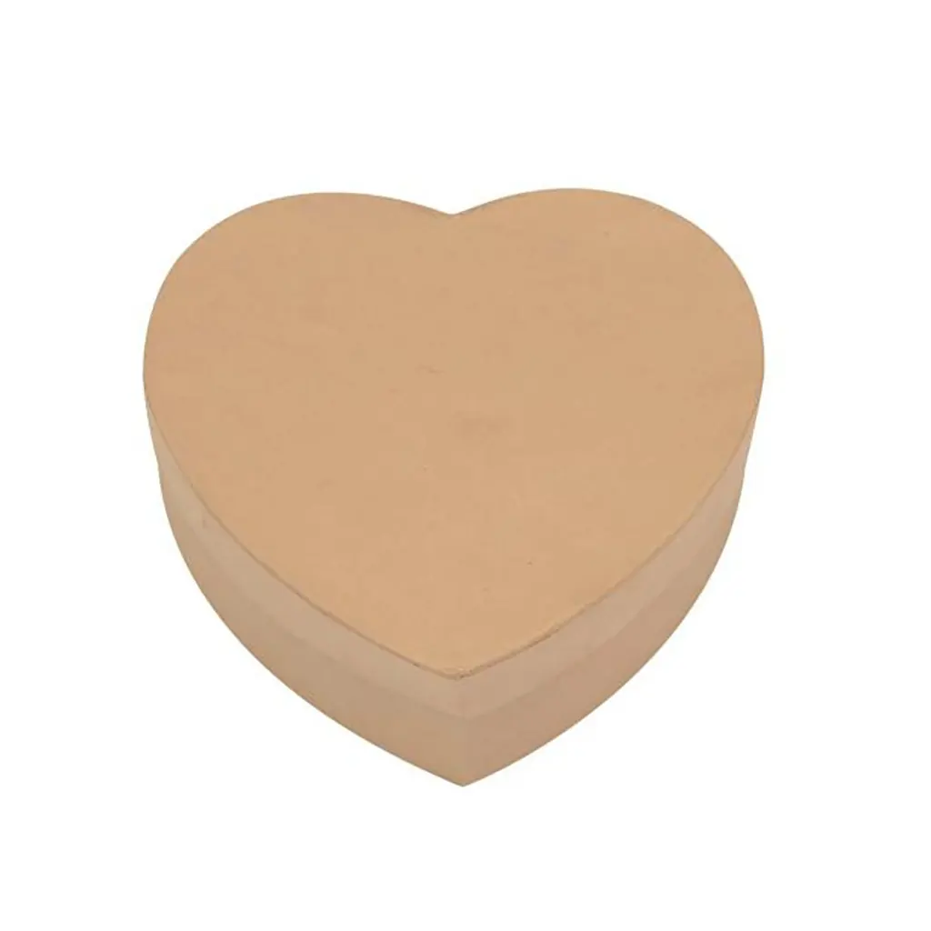 Cardboard Heart Shape Box 145x148x50mm