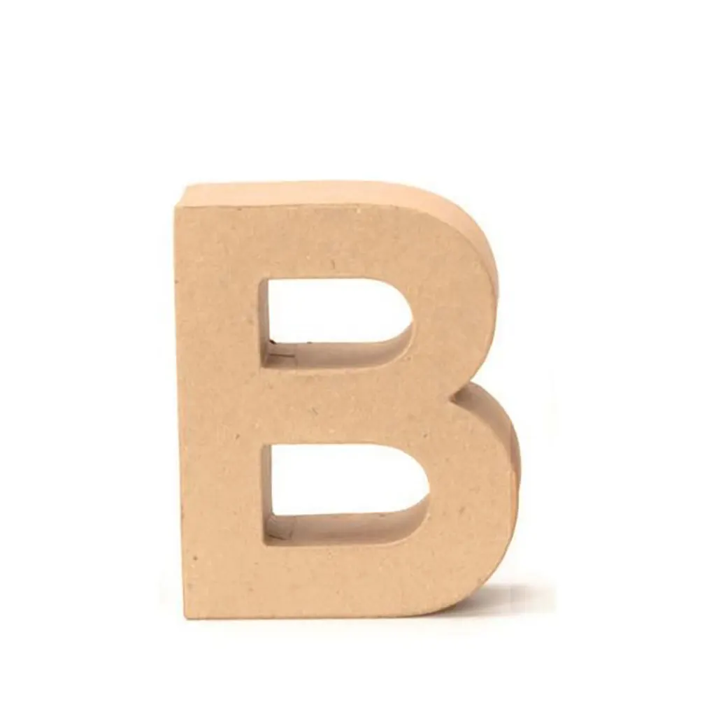 Cardboard Letter B 17.5X5.5cm