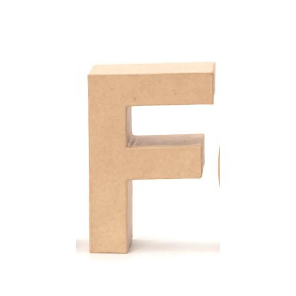 Cardboard Letter F 17.5X5.5cm