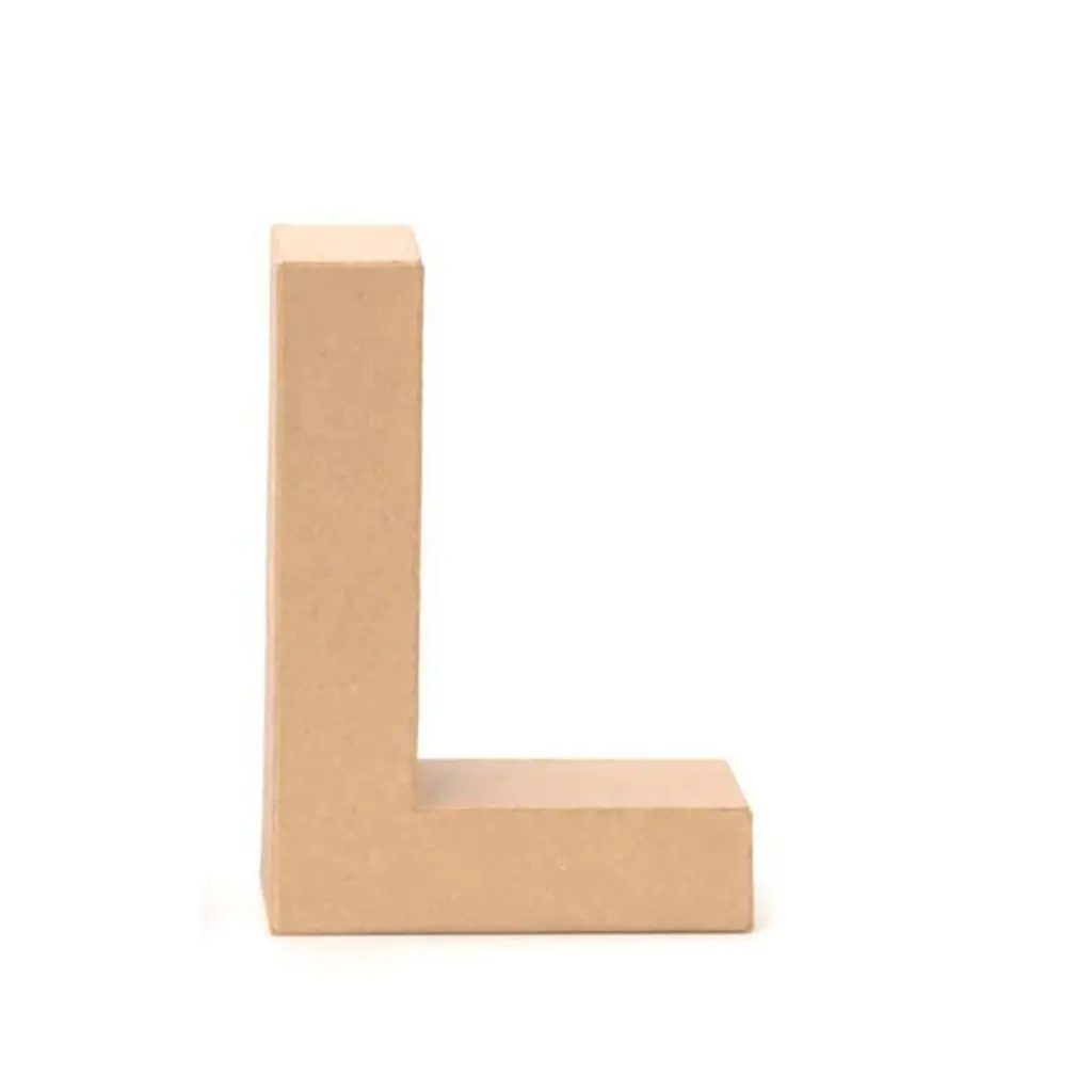 Cardboard Letter L 17.5X5.5cm