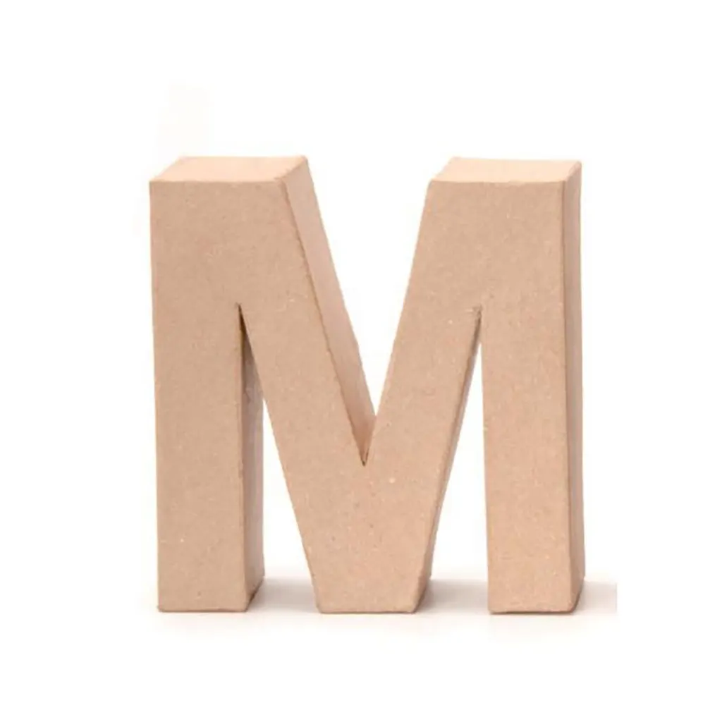 Cardboard Letter M 17.5X5.5cm