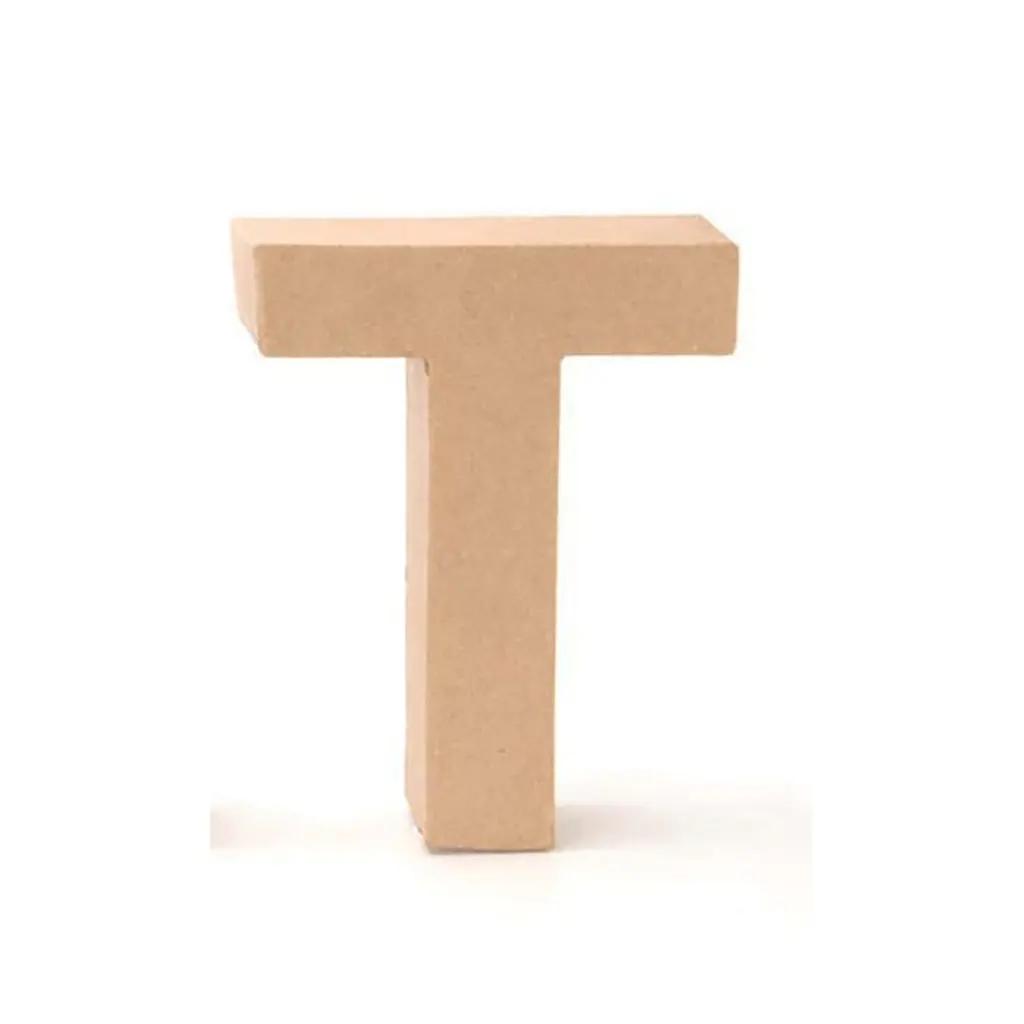 Cardboard Letter T 17.5X5.5cm