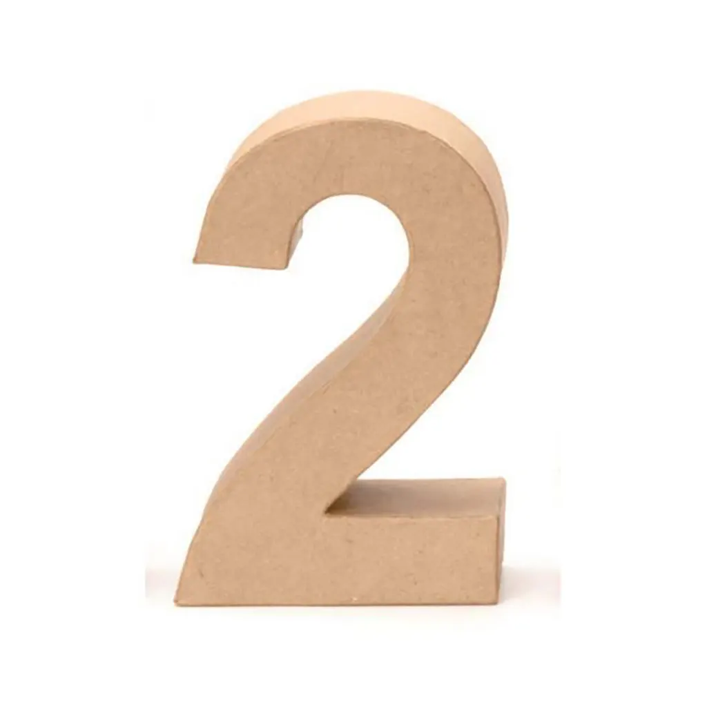 Number 2 17.5X5.5CM