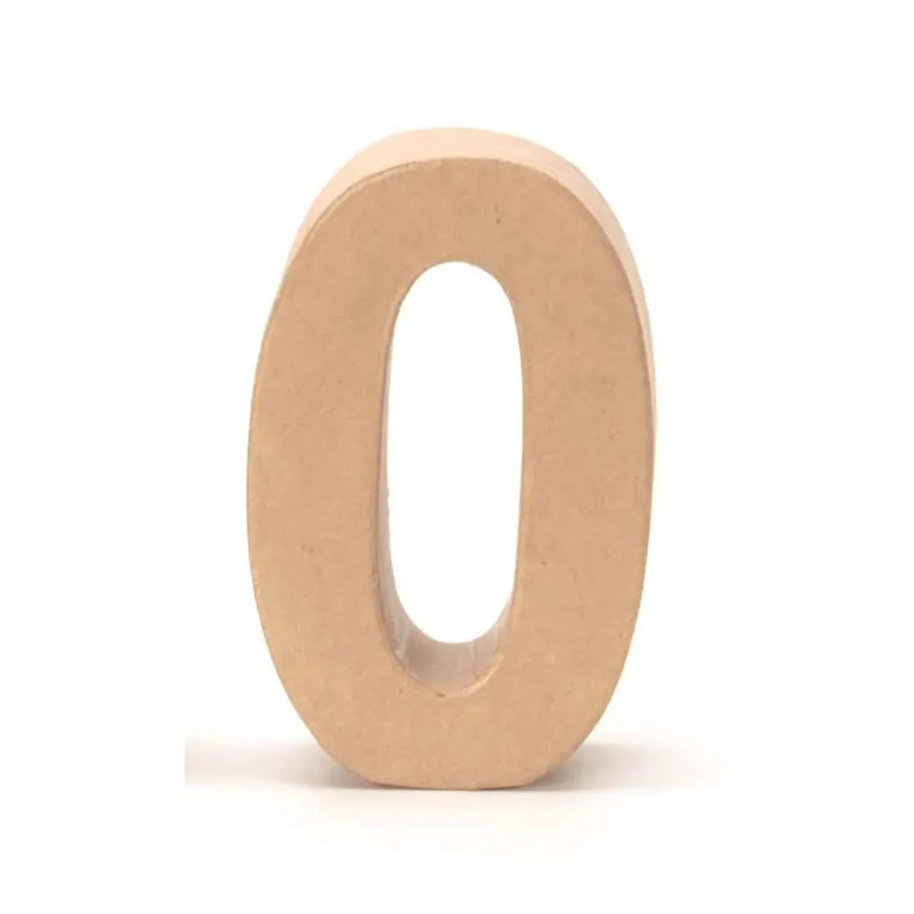 Number 0 17.5X5.5CM