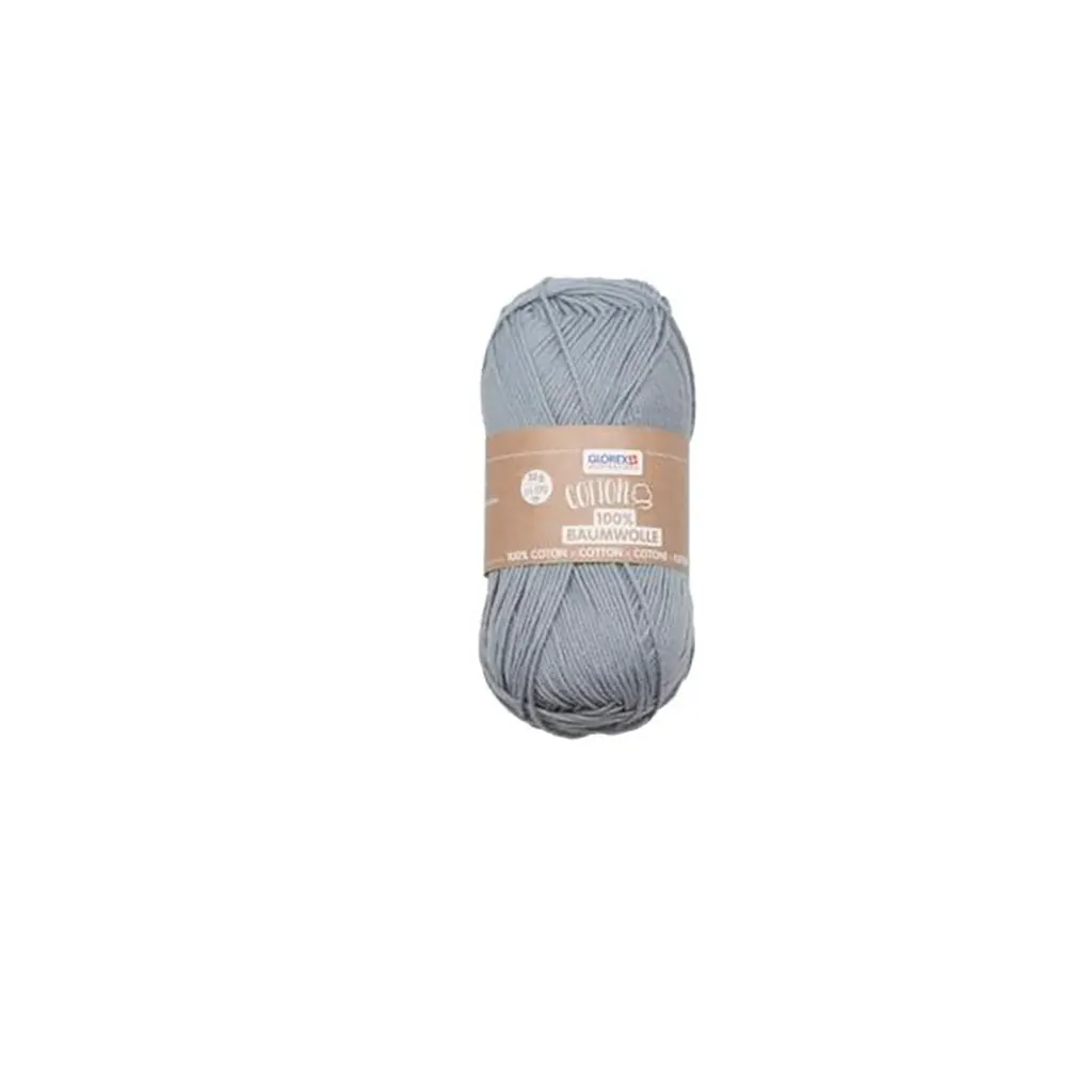 Cotton 100% Wool Cotton 50G, Grey