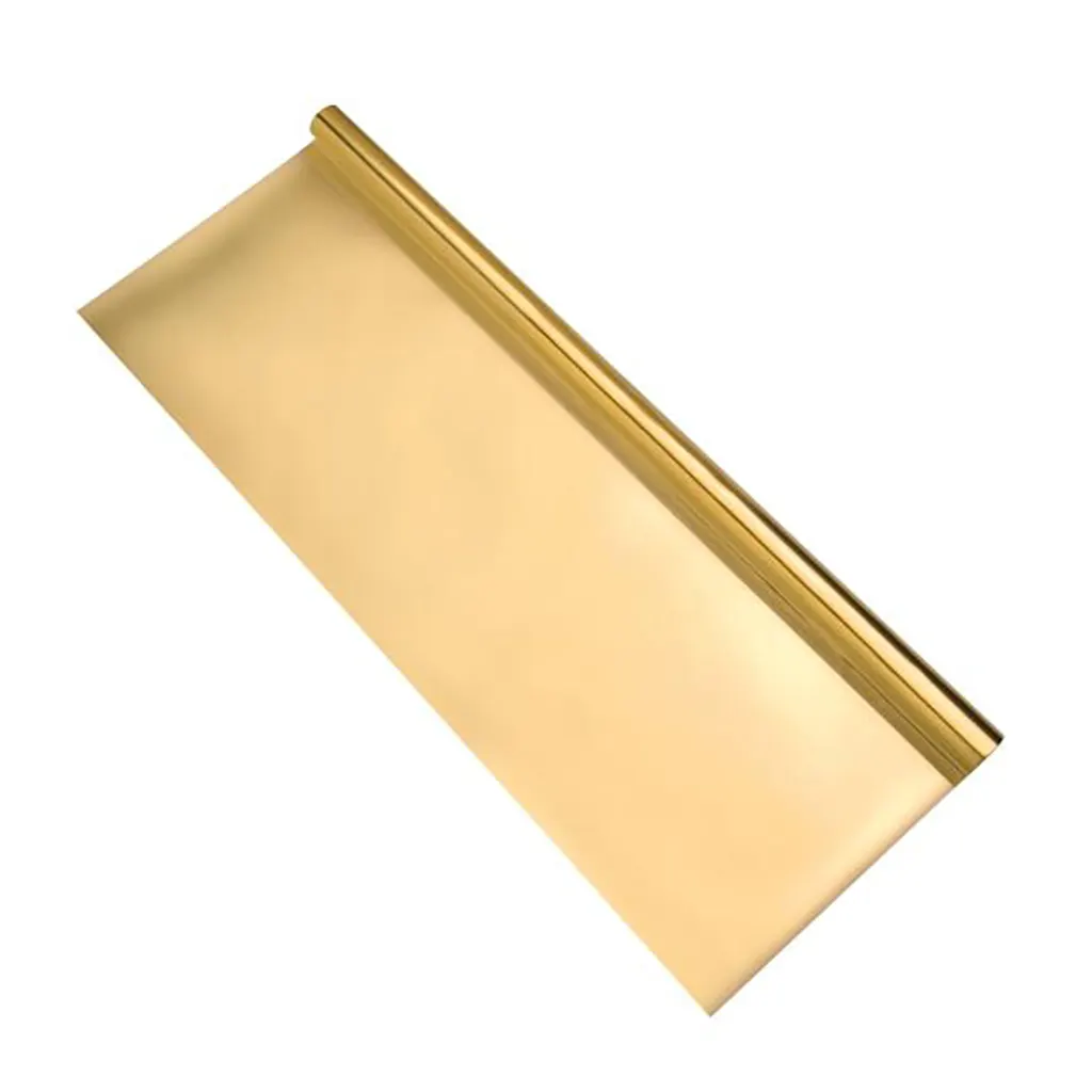 Double Face Aluminium Paper 50x78cm, 1 Roll, Gold/Gold