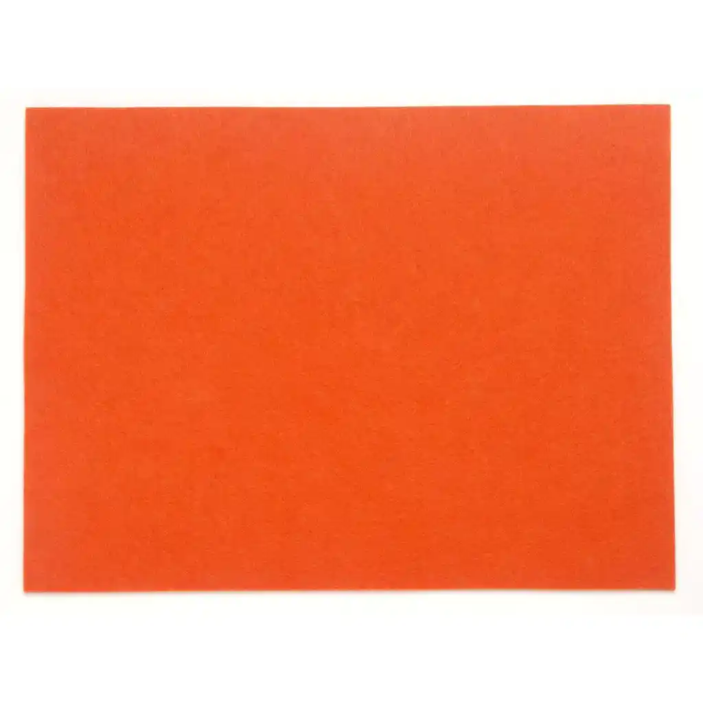 Craft Felt 4mm 30X40cm 1pc, Orange