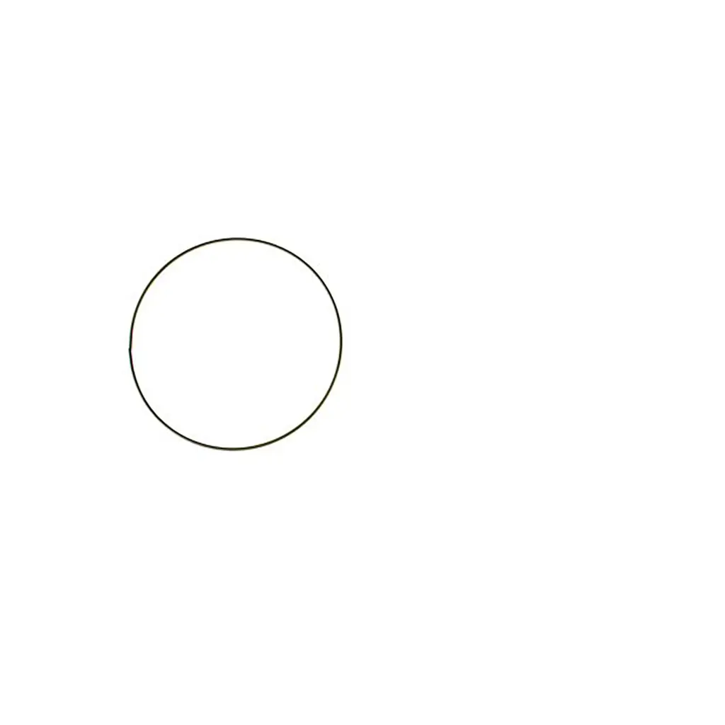 Metal Ring Black, 20cm