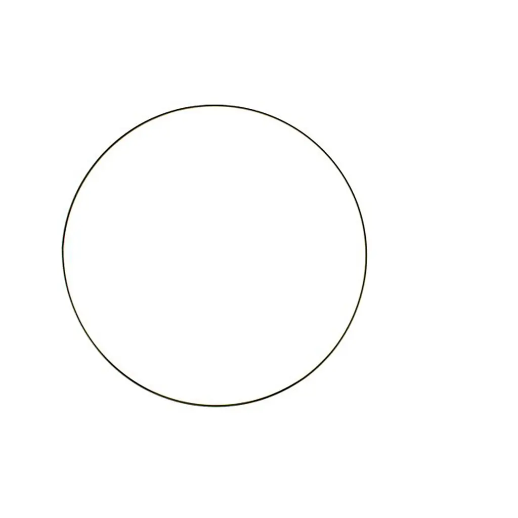 Metal Ring Black, 40cm