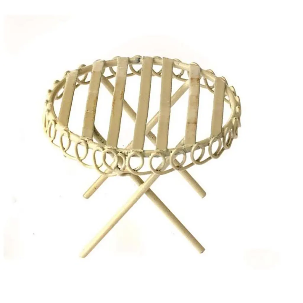 Mini-Gardening Table Cream H 4.5cm. D 5.5cm
