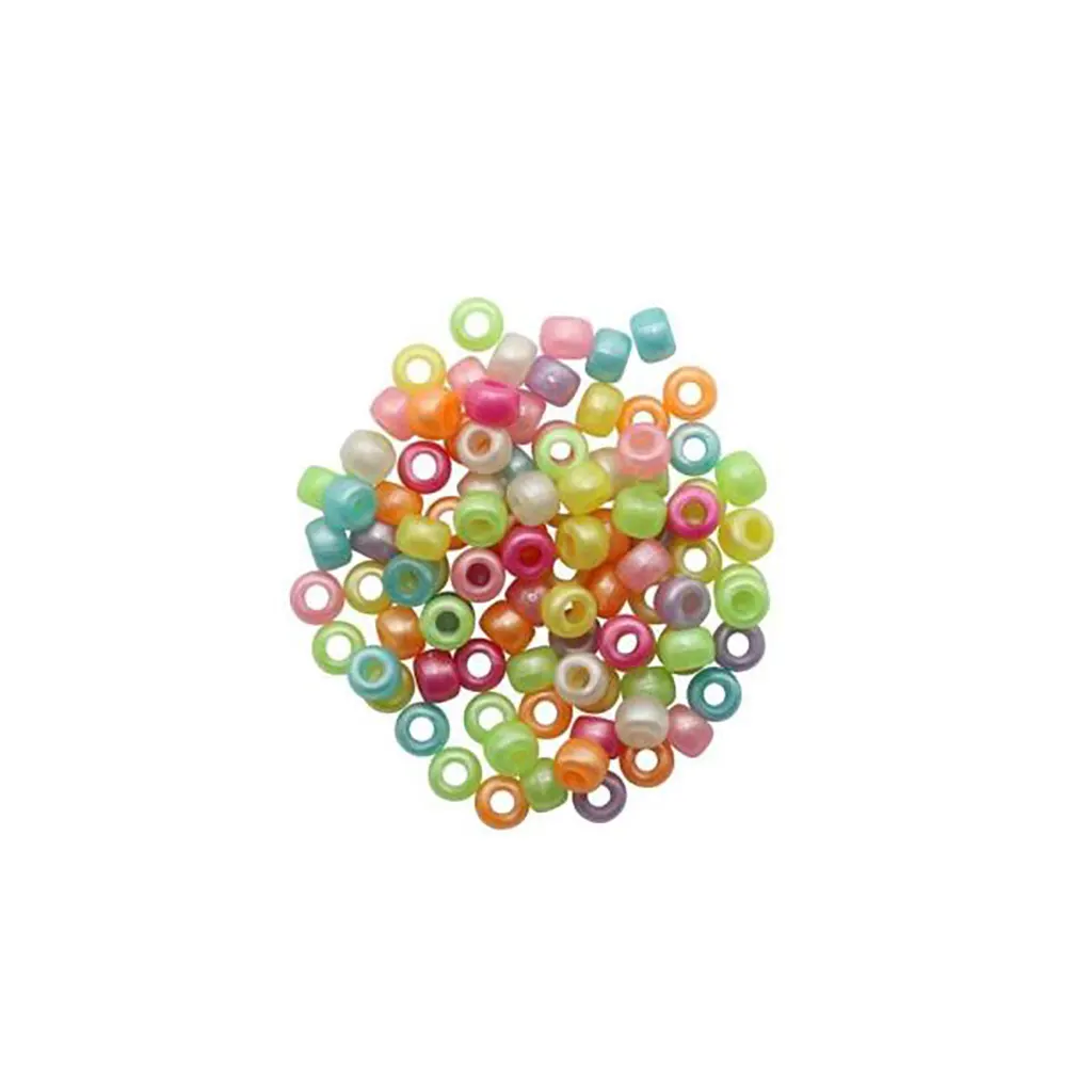 Beads 6x9mm 25g Pastel