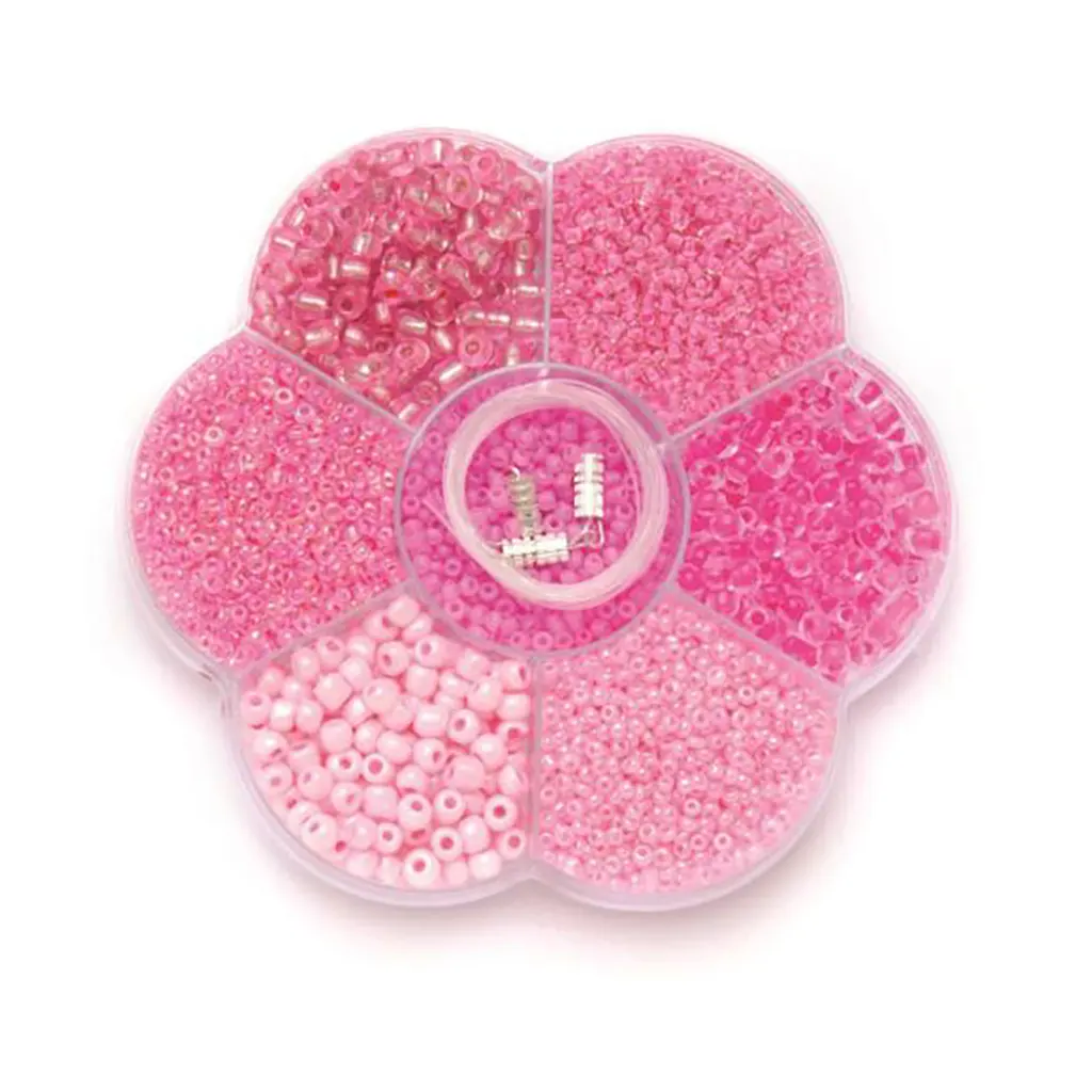 Beads Mix 9x10x2cm, Pink
