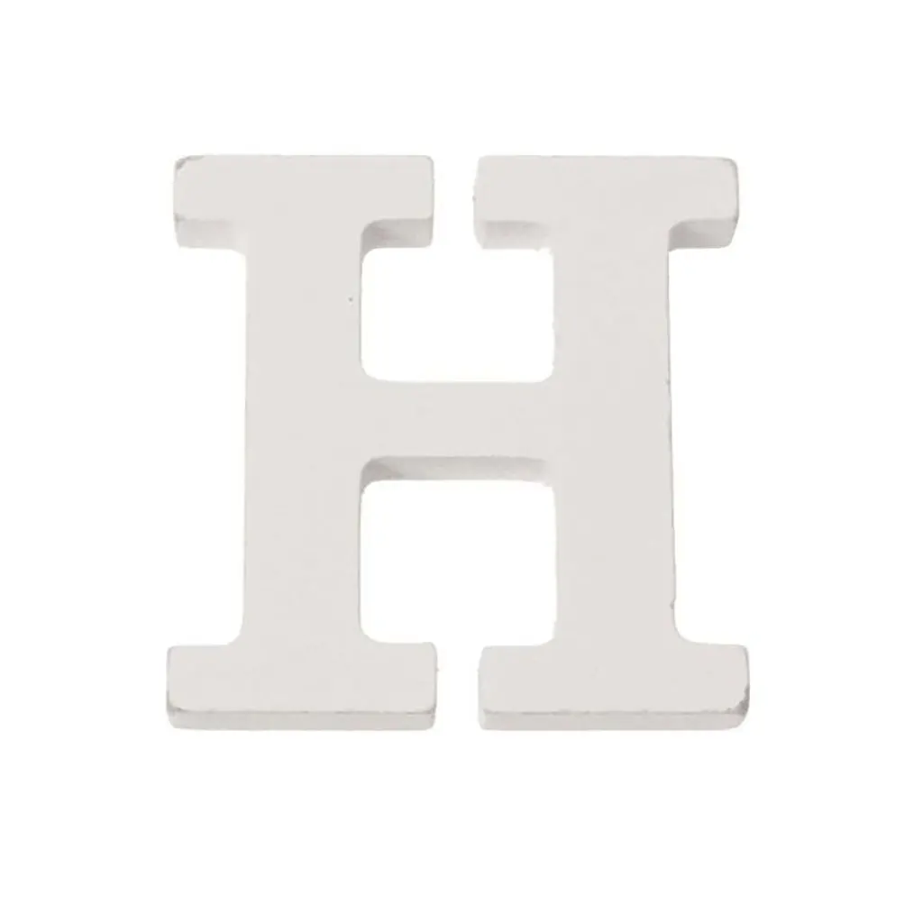 Letter H MDF 5.5x0.9cm, 1pc