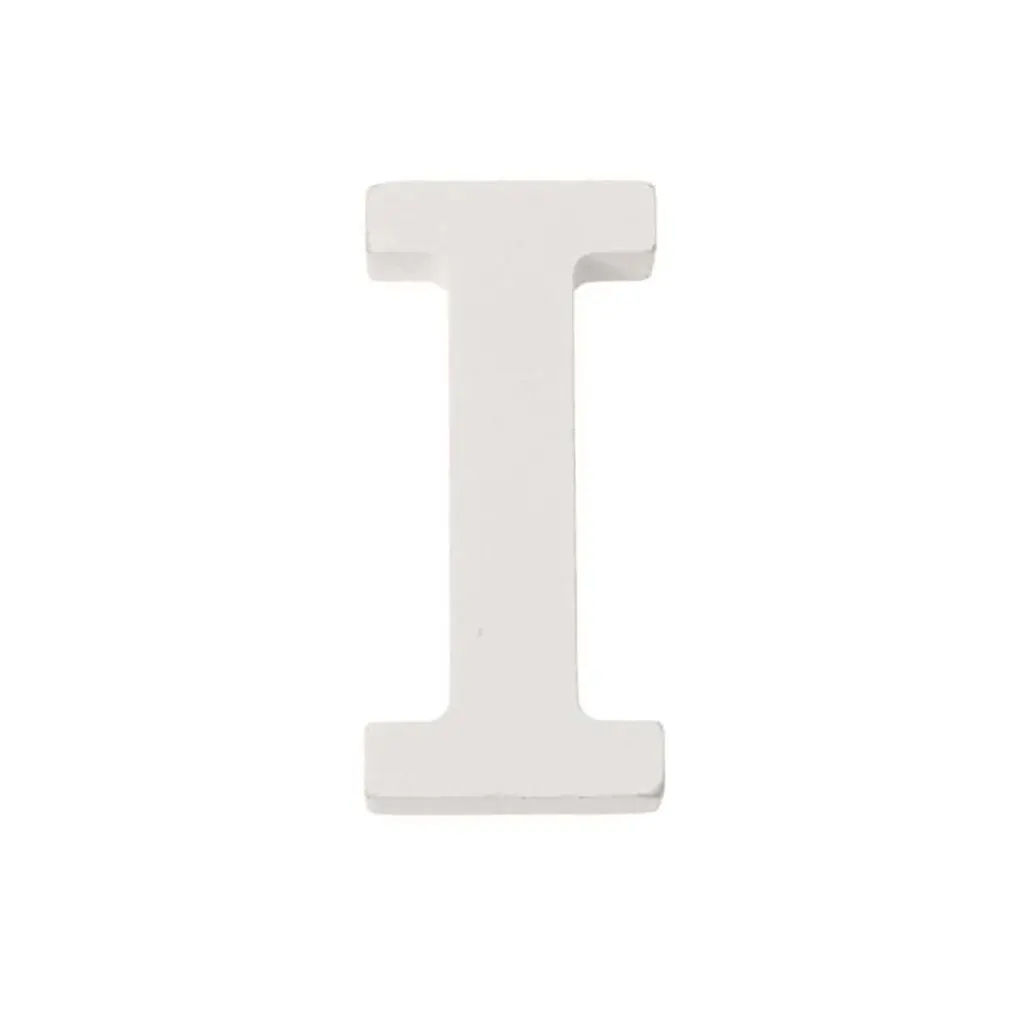 Letter I MDF 5.5x0.9cm, 1pc