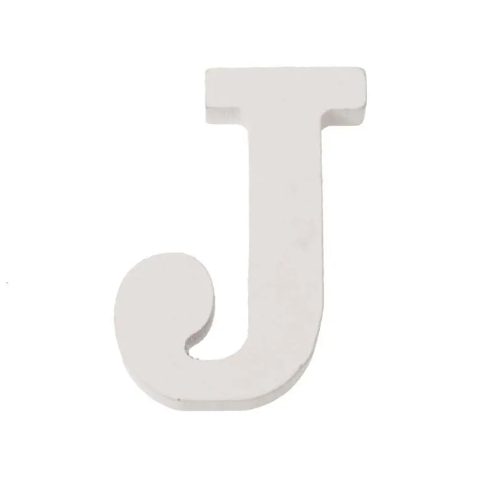 Letter J MDF 5.5x0.9cm, 1pc