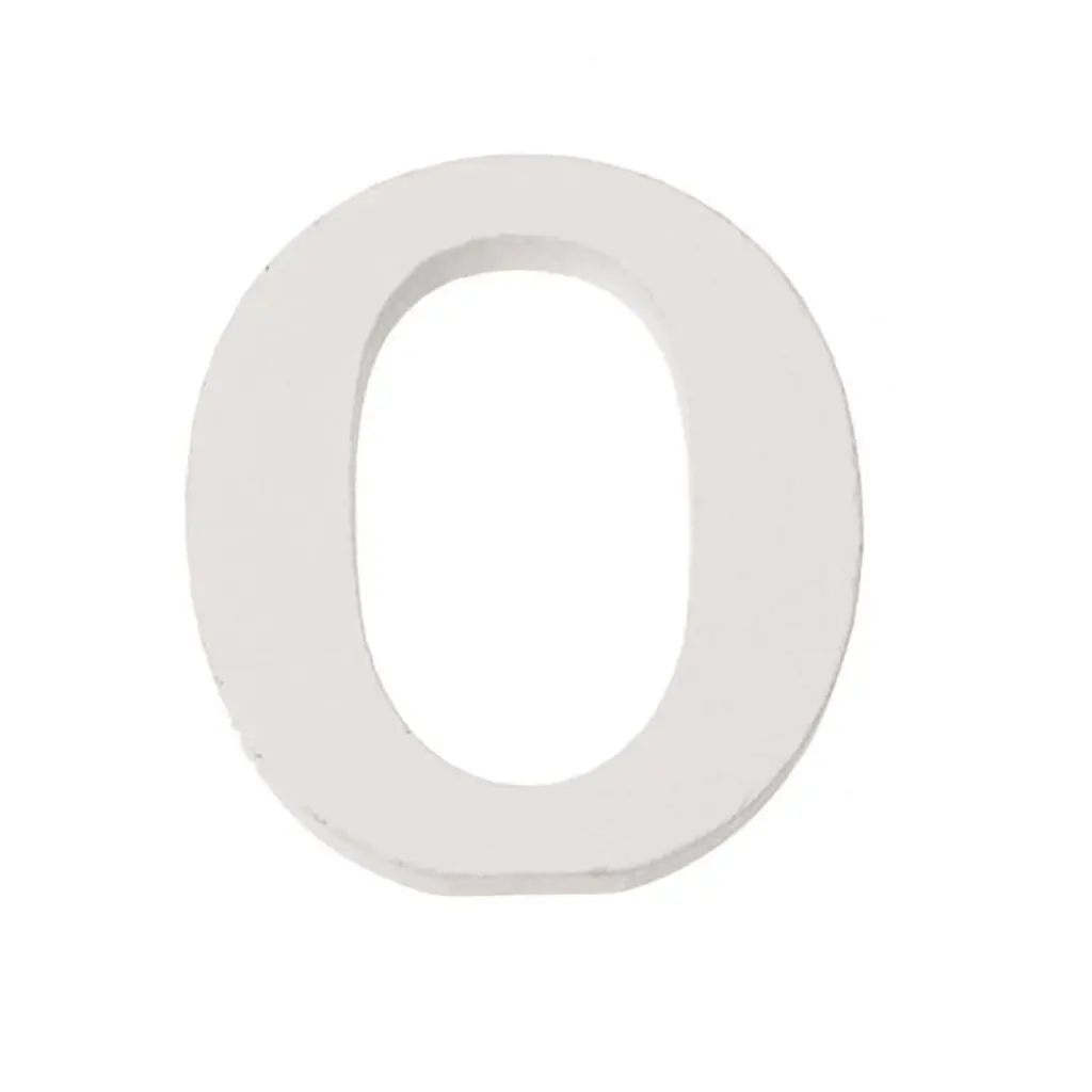Letter O MDF 5.5x0.9cm, 1pc