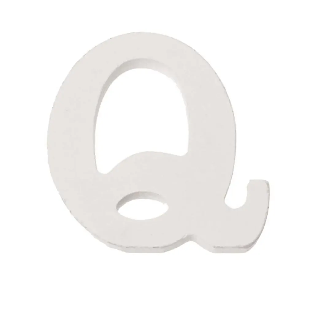 Letter Q MDF 5.5x0.9cm, 1pc