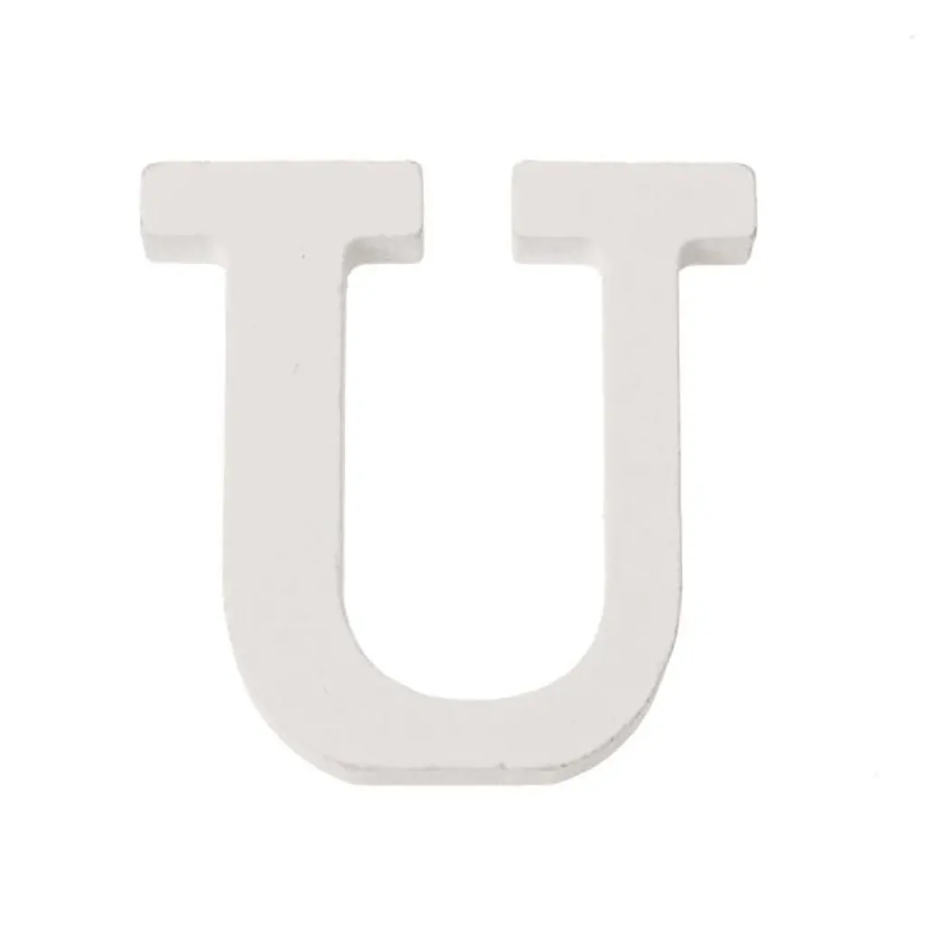 Letter U MDF 5.5x0.9cm, 1pc