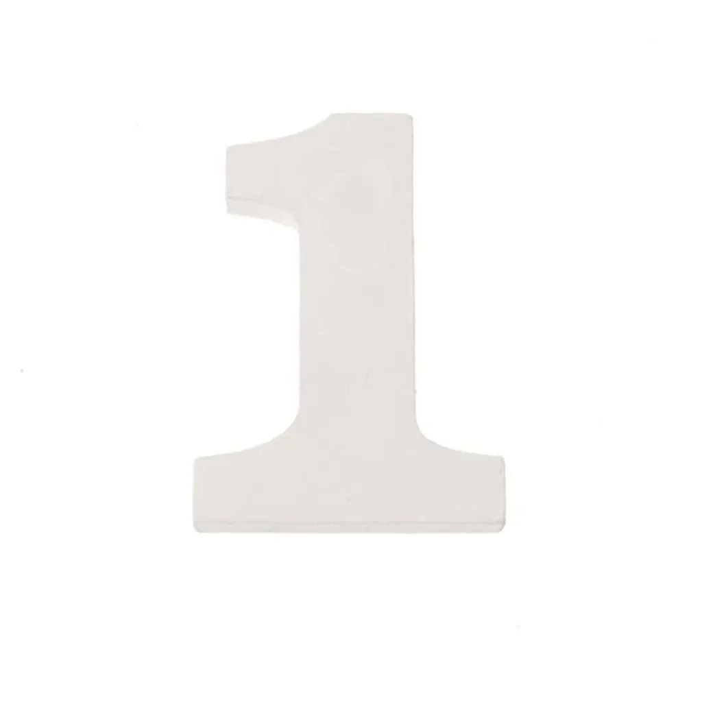 Number 1 MDF 5.5x0.9cm, 1pc