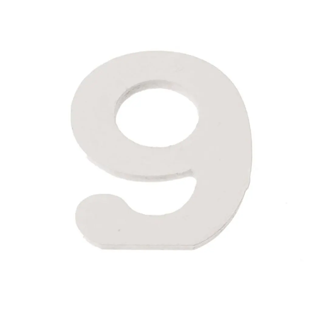 Number 9 MDF 5.5x0.9cm, 1pc