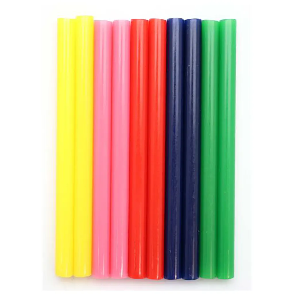 Glue Sticks 7.5x100mm 10pcs Coloured for Mini